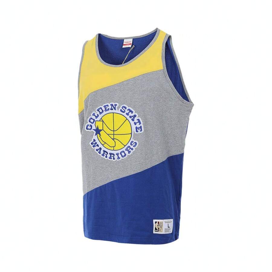 Mitchell & Ness Unisex Golden State Warriors Lifestyle Tank Top TTNK5120-GSWYYPPPGHRY