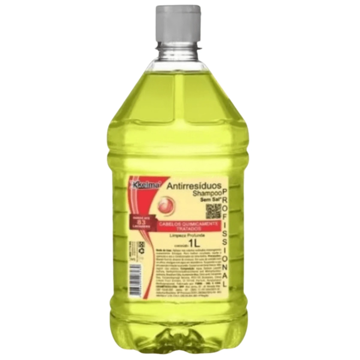 Shampoo Antirresíduos Sem Sal Profissional Kelma 1 Litro