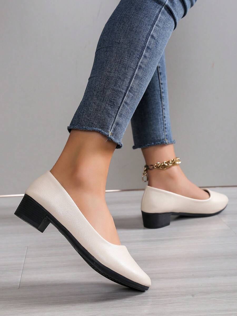 Tacones altos negros para mujeres, tacones bajos de 3 cm no cansados, con ajuste ancho para tallas grandes y extra grandes 41, bombas de tacón bajo