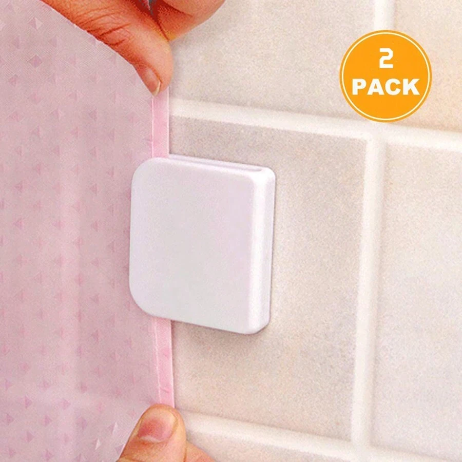 2 piezas Clips sujetacortinas Decoración del hogar y del baño Decoración de otoño Accesorios de baño Vuelta al colegio