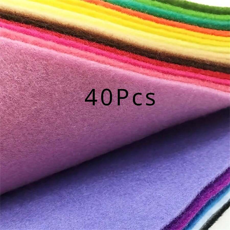 Tela de fieltro hecha a mano, tela de fieltro no tejida de colores variados hecha a mano, tela de fieltro hecha a mano
