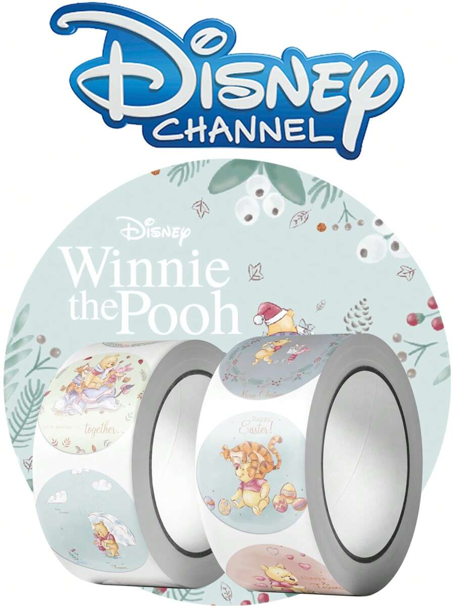 Disney Disney | 500PCS Winnie The Pooh Bear Stickers DIY Cartoon For Laptop Diary Bottles Computer Phone Hard Hat For Dad Mom Grandparents Birthday Or Holiday Christmas Birthday Gift