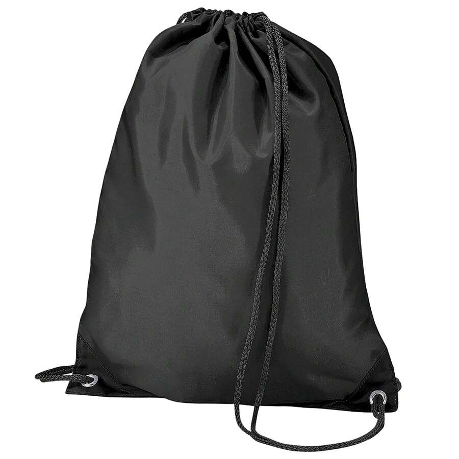 Babybugz Bolsa esportiva resistente à água com cordão para academia (11 litros) (preta)