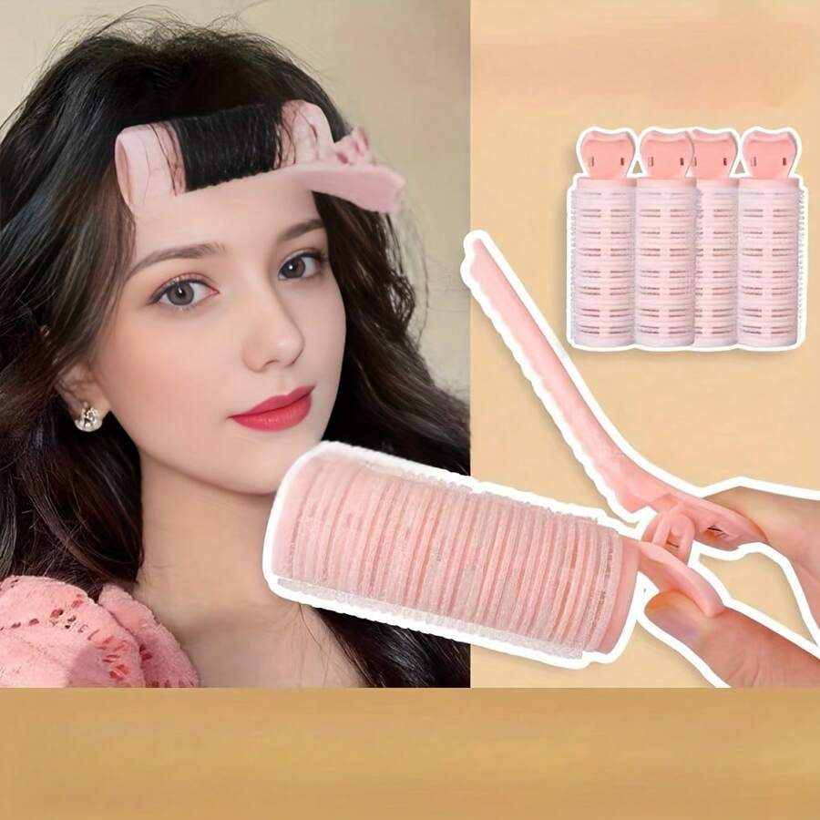 SENKA 2 Stücke Damen Luft-Lockenhilfe, Hochsteckfrisuren Pony Clips, V-förmiger Luftkrüller, Fronthaartyling Accessoire, normale Haarqualität, Schönheit & Körperpflege, Haarwickler, Locken ohne Hitze, Lockenhilfe, Haarpflege und Accessoires für Friseur Salon Reiseaccessoires