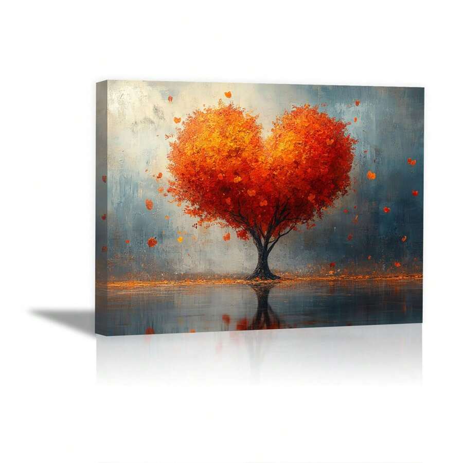 Landscape Wall Art Painting, Large Picture Canvas Wall Art Print Landscape Paintings Modern Artwork Living Room Wall Decor And Home Décor Framed Ready To Hang Office Home Decor, Canvas Vintage Decor ,Modern Farmhouse Decor, Botanical Picture Prints Artwork, For Living Room Bedroom Posters Pictures(White)