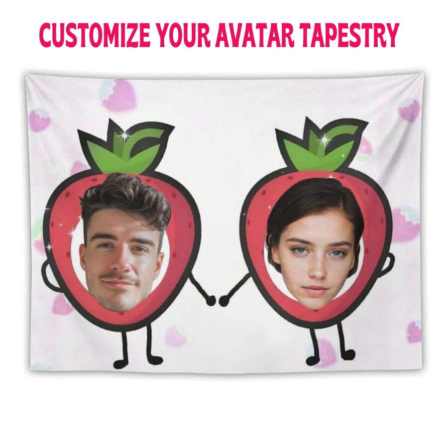 1pc Customized Tapestry, Interesting Customized, Suitable For Bedroom And Living Room Decoration, A Fun Gift For Friends