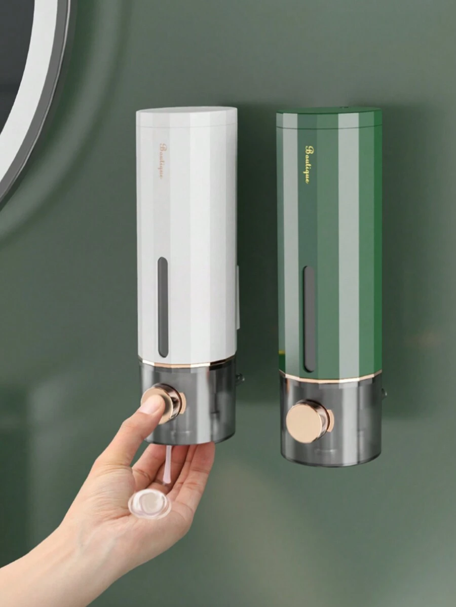 Wall Mounted Liquid Dispenser For Lotion, Hand Soap, Shampoo, Body Wash For Home, Hotel, Bathroom, Kitchen Home Bathroom Decor Summer Back To School