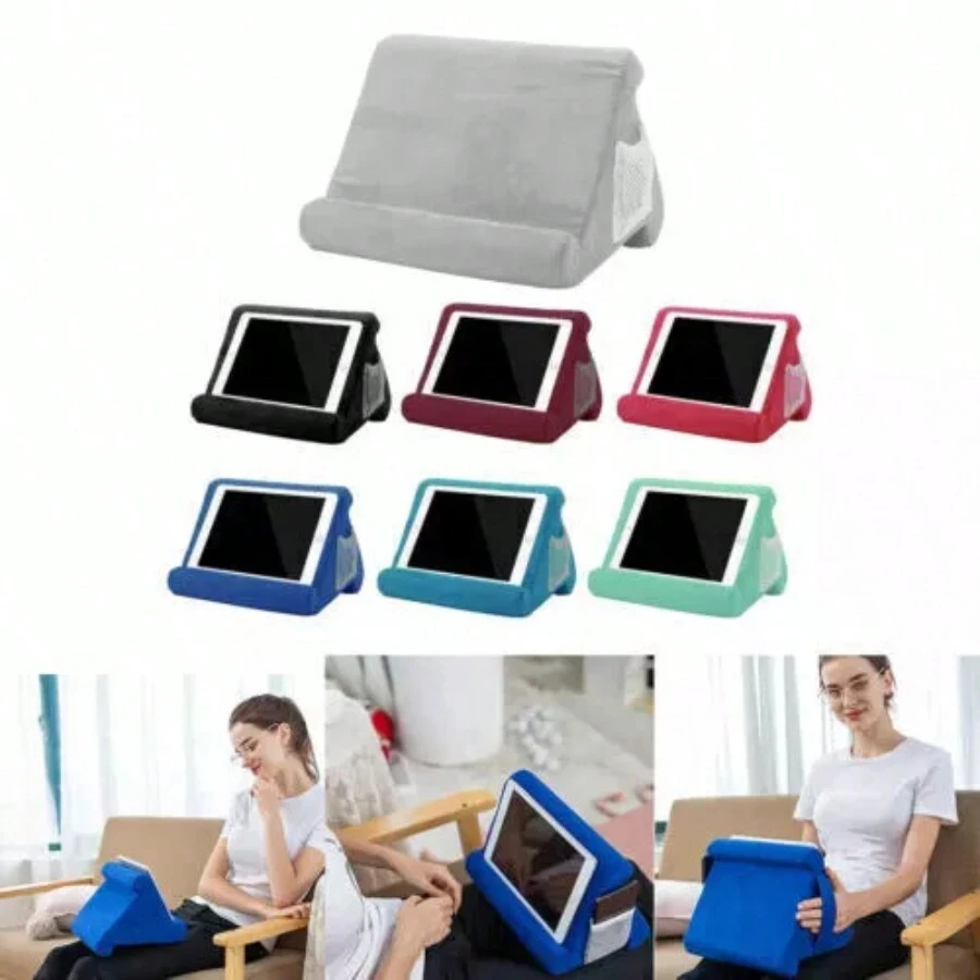 New MultiAngle Soft Pillow Lap Stand Phone Cushion Laptop For IPad Holder Tablet