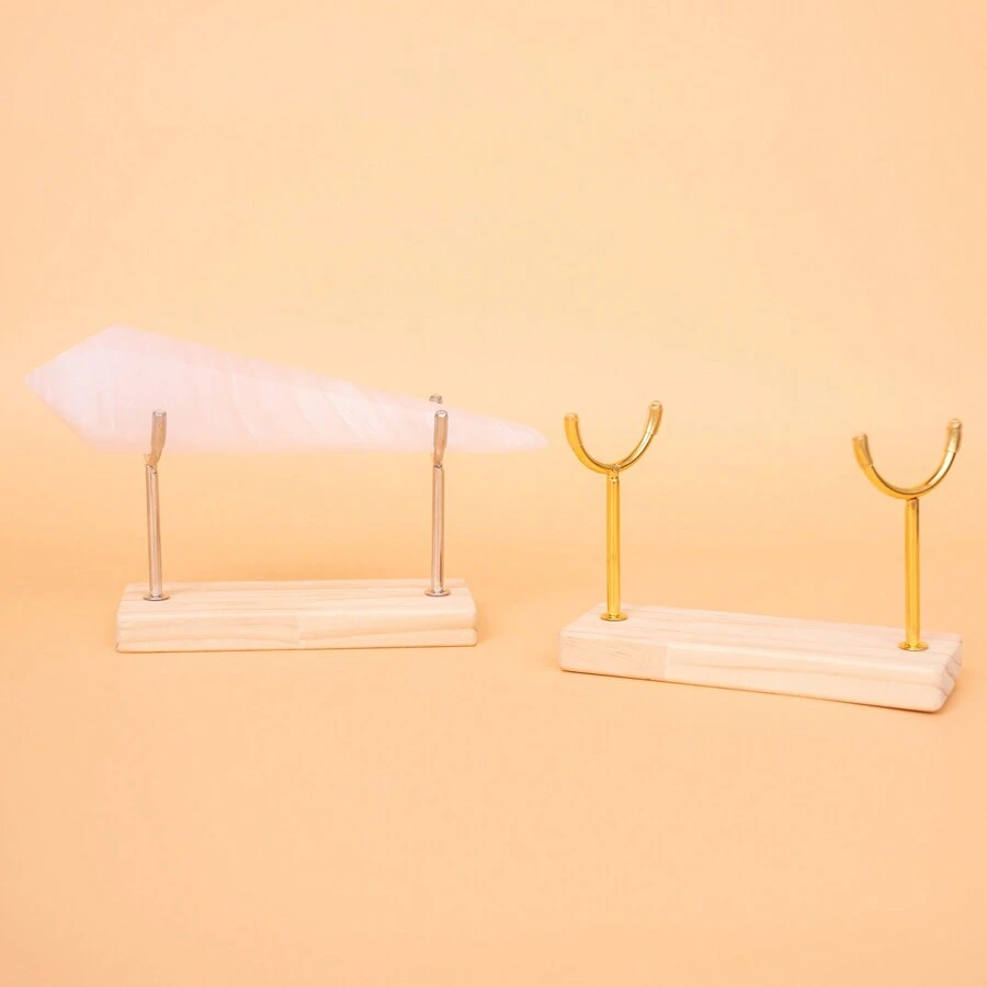 1 pièce Support d'affichage de pilier en cristal au style classique et simple, adapté pour la décoration de fête des jours fériés, excellente décoration pour la maison