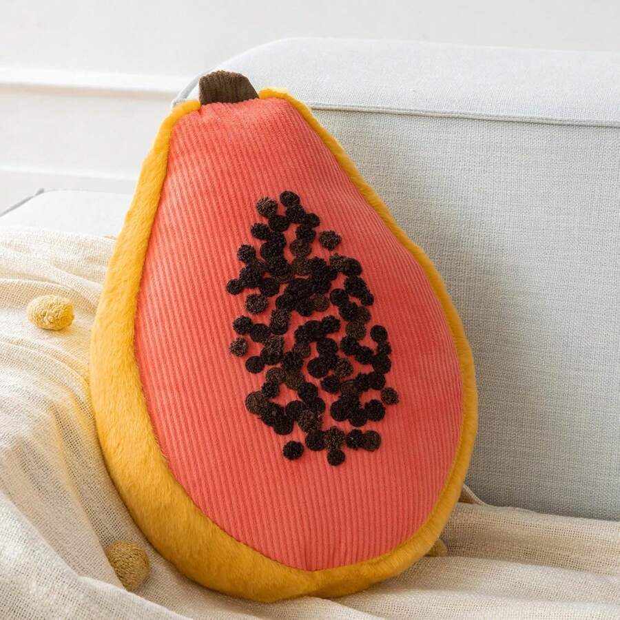 Phantoscope Fruit Shaped Pillows Series Throw Pillow, Fun Home Decor Of Fruit Themed Shaped Cushions, Decorative Shaped Pillow For Couch Bed