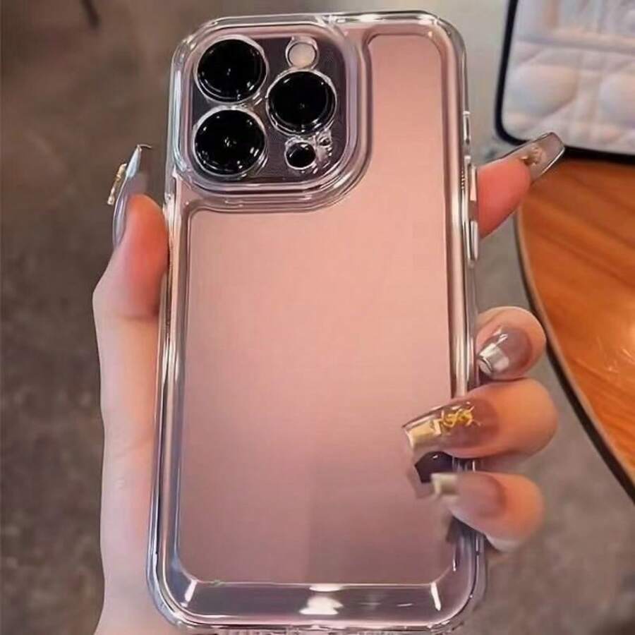 1 Stück transparente stoßfeste Schutzhülle kompatibel mit iPhone 16, 15, 14, 13, 12 Mini, 11 Pro, X, XR, XS Max, 7, 8 Plus