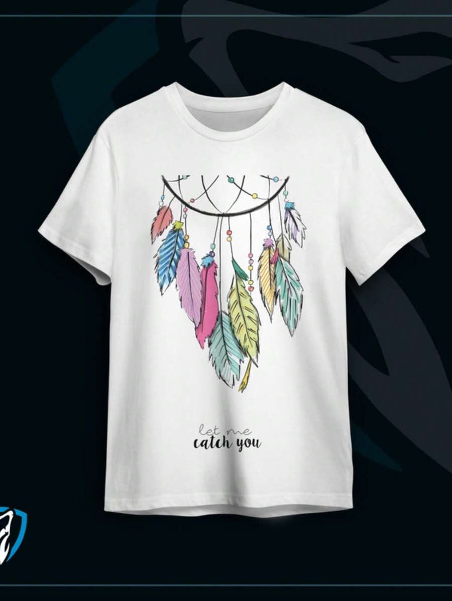 Camiseta Feminina Estampada com Filtro dos Sonhos