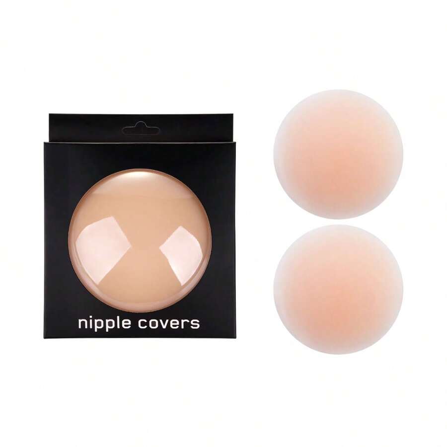 2 piezas de cubrepezones reutilizables sin adhesivo, 100% de silicona, cubrepezones sin pegamento