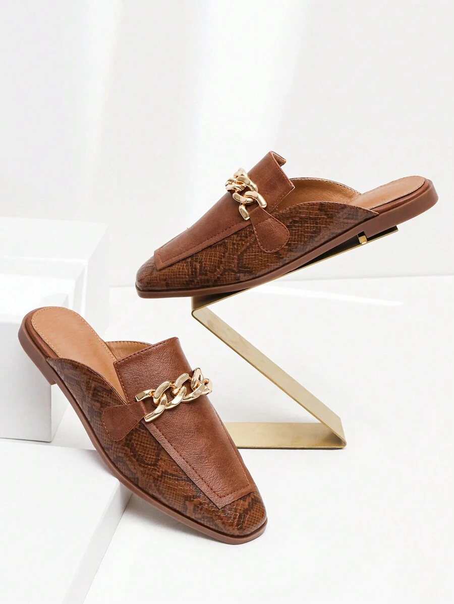 Vintage British Style Slip-On Loafers For Women, Comfortable Soft Leather Round Toe Flats