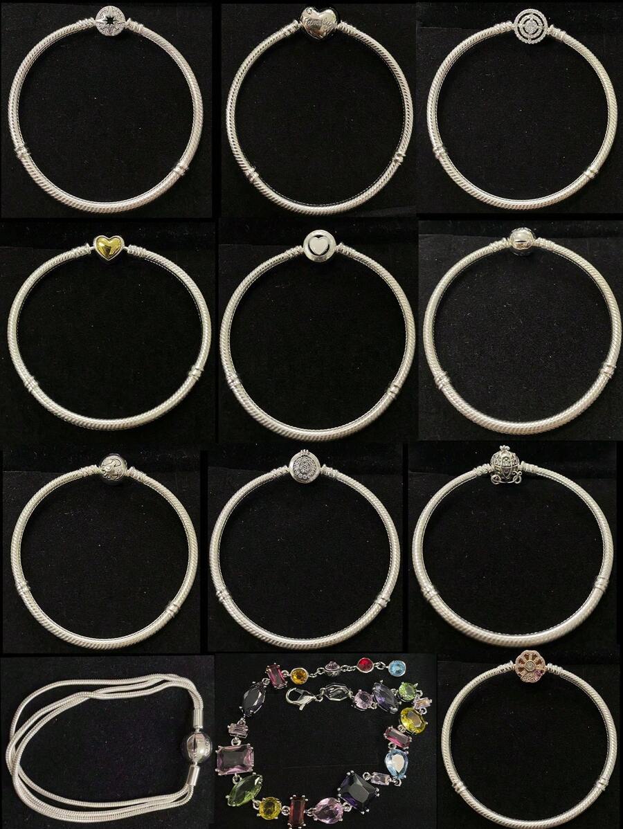 1 pièce Accessoire de mode haut de gamme en cristal pour femmes pour faire soi-même un bracelet de charme. La base convient pour un port quotidien et est un cadeau parfait pour les fêtes et anniversaires.