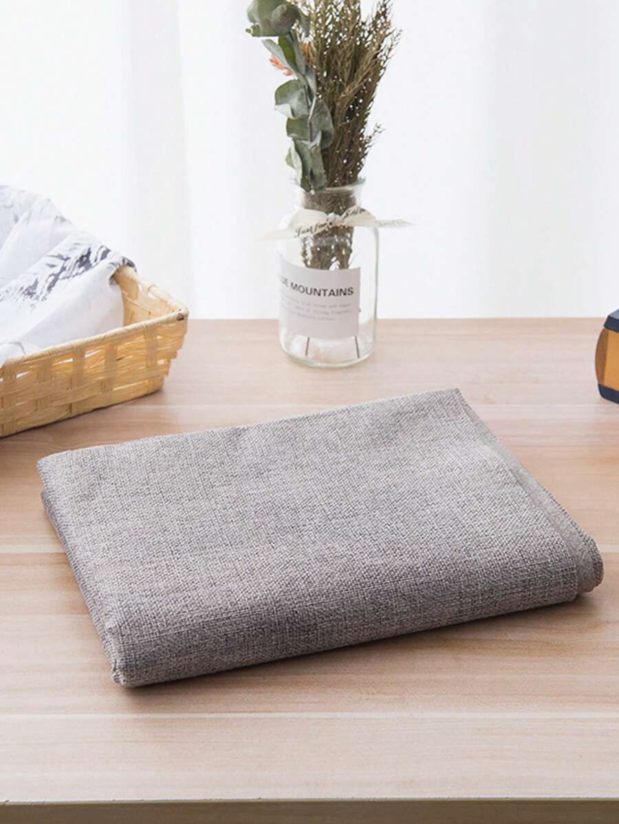 1 stuk linnen effen kleurstof, met de hand genaaid tafelbladdecor, waterdicht en oliebestendig, geschikt voor bruiloften, woningdecoratie, buiten