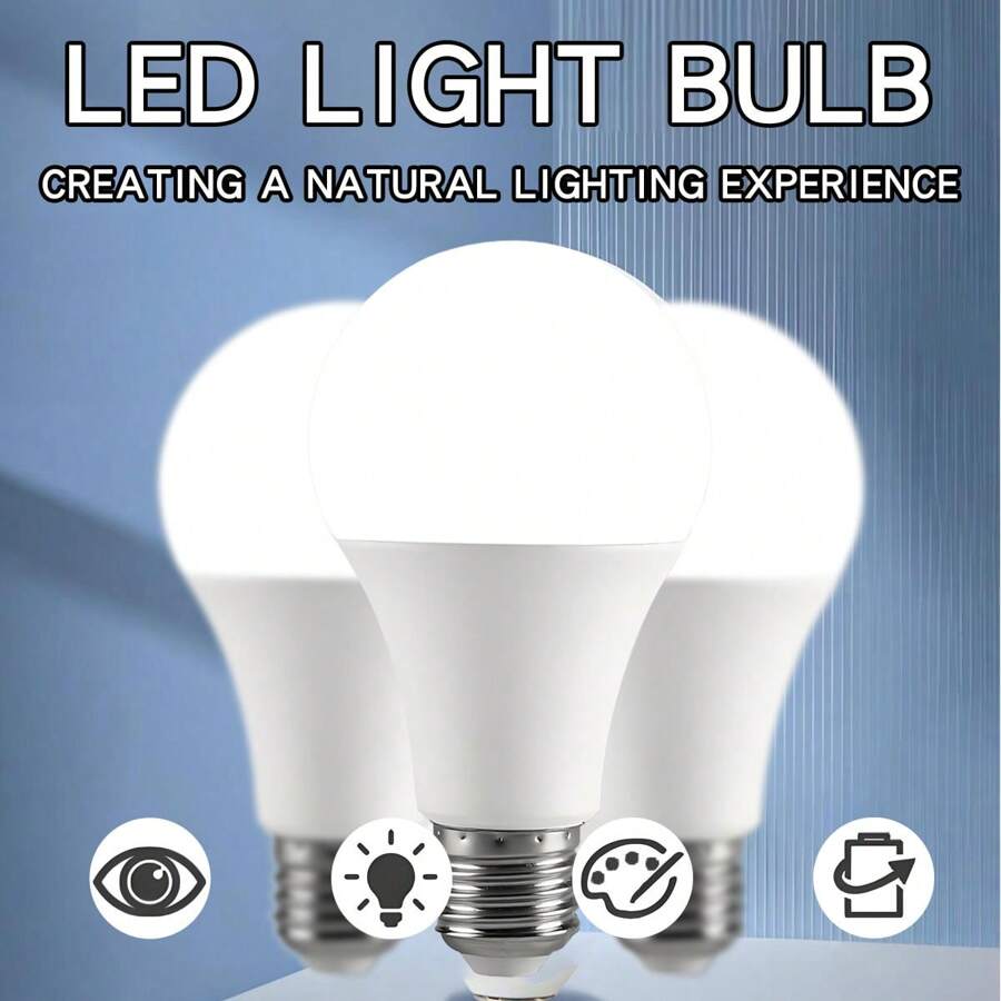 4 pezzi/8 pezzi Lampadina E27 LED AC 220V 240V 18W 15W 12W 9W 6W 3W Faretto per illuminazione domestica, lampada da tavolo