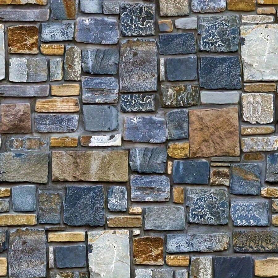 1 Roll Stone Brick Peel And Stick Wallpaper: Waterproof Textured Brick Wallpaper For Accent Walls And Cabinets Self-Adhesive, Removable, Modern Wallpaper For Home Decoration Room Decor Wall Decor Bathroom Decor Bedroom Decor Room Decoration Stuff Living Room Decor House Decor Home Decor Living Room Wall Paper Stickers Wall Stickers Wall Sticker