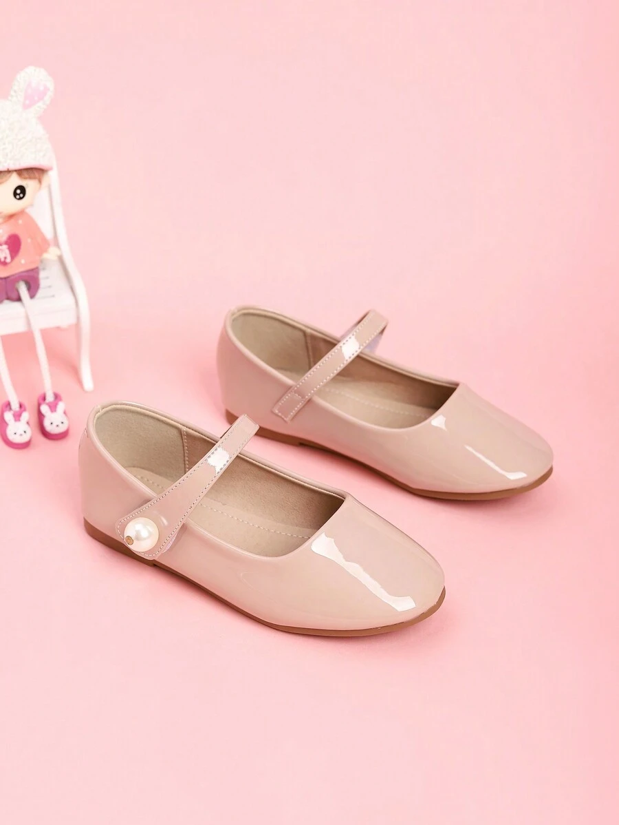 1 par de zapatos planos lindos para niñas, adecuados para primavera/verano