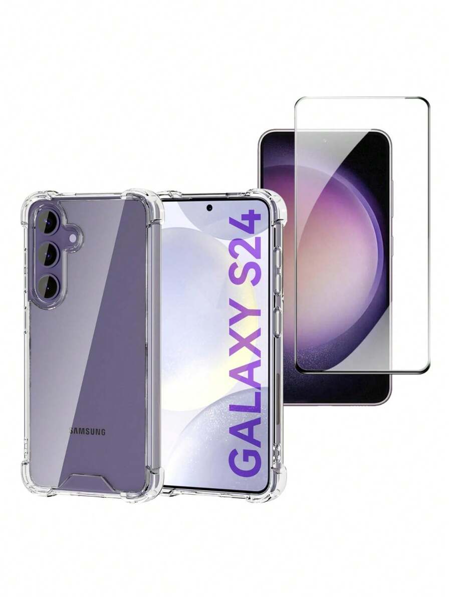 Capa Capinha Anti Queda Premium Para Galaxy S24 +pelicula 3d