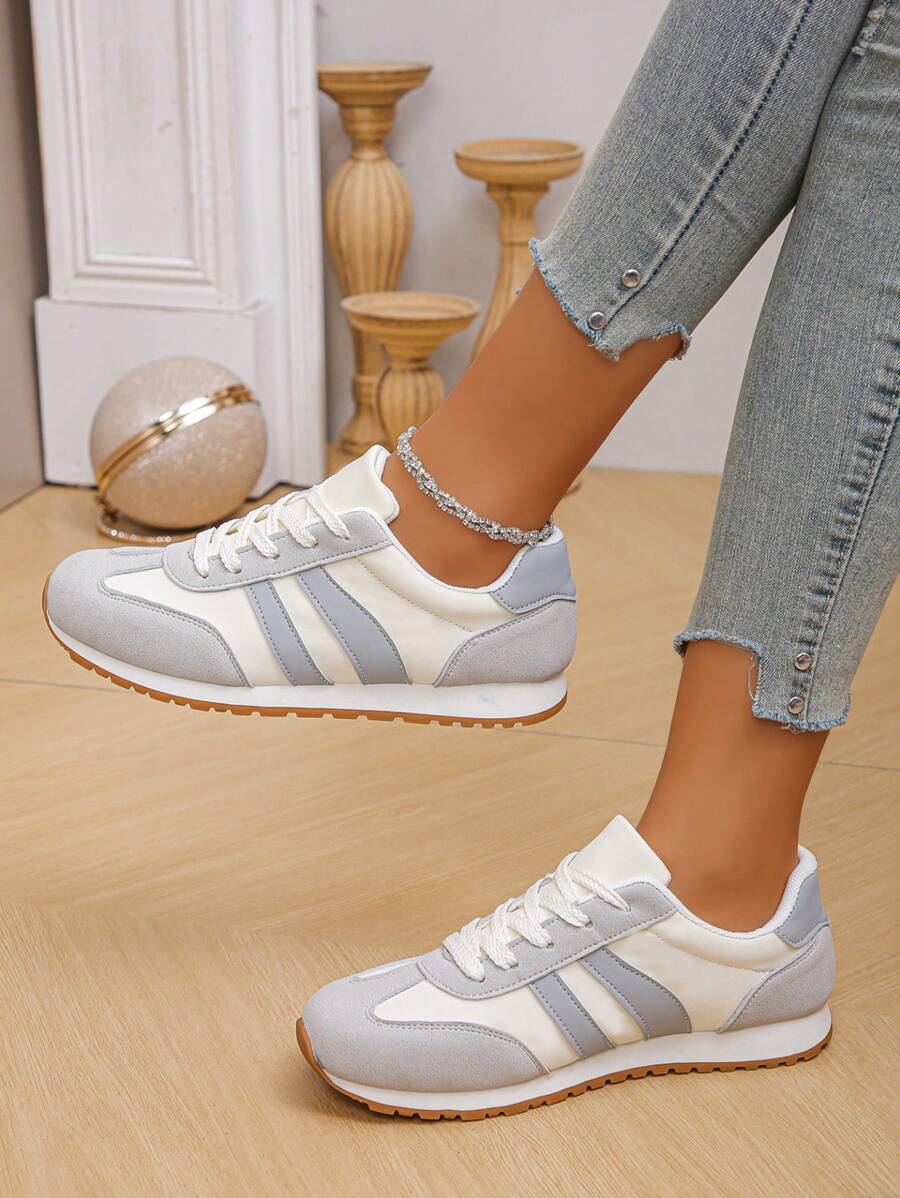 scarpi sportivi casual leggere e traspiranti per adolescenti, scarpe con suola morbida e platform, versatili scarpi sportivi sportive, nuove scarpe casual sportive traspiranti per primavera/autunno, con suola morbida antiscivolo