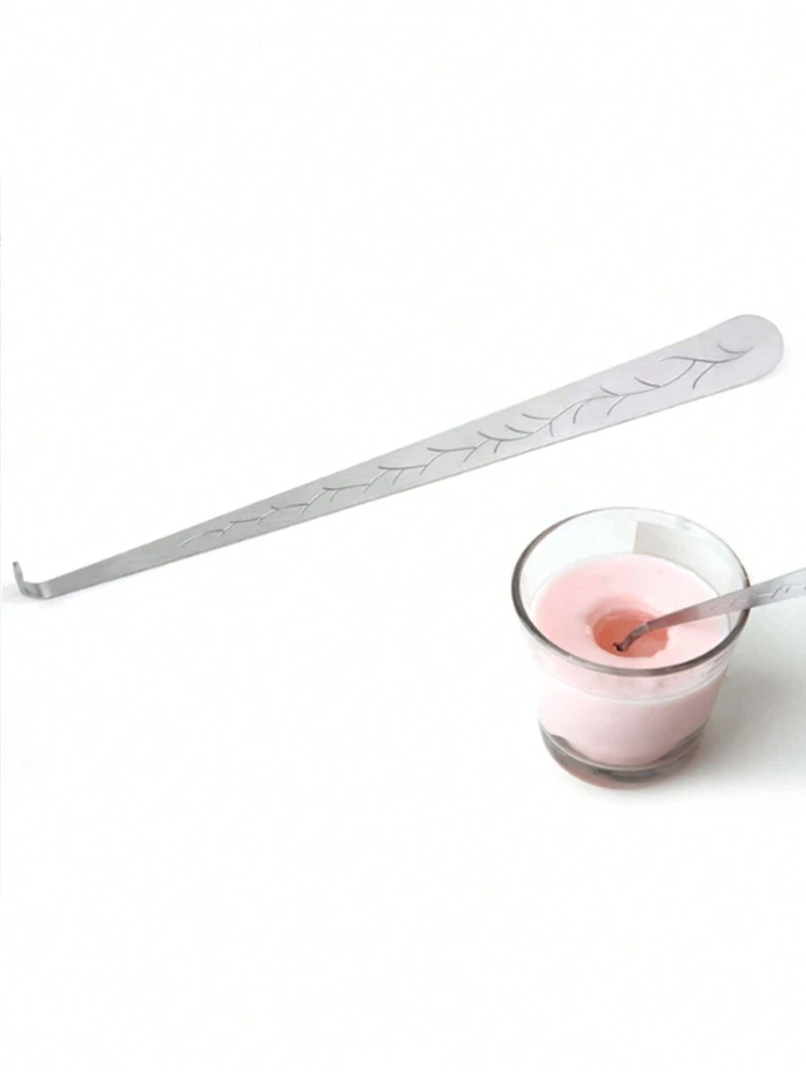 1pc/2pcs Candle Wick Hook Candle Accessory Suitable For Extinguishing Fire Candle Wick, Silver
