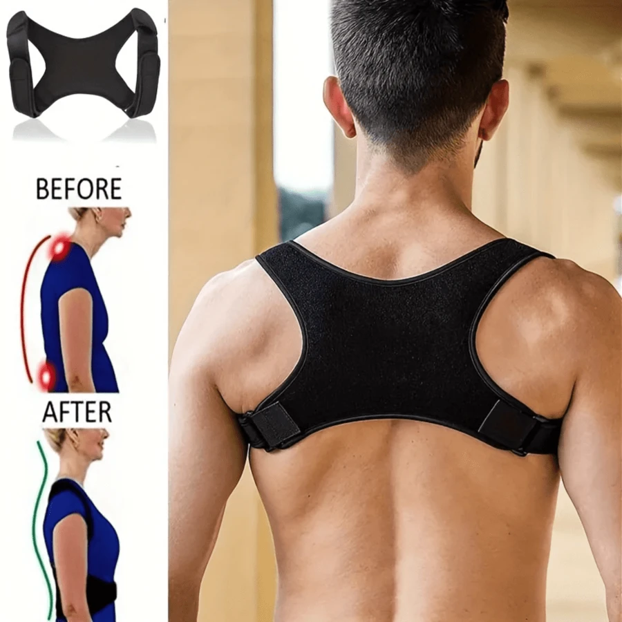 Komfortable Fall Winter Haltungskorrektur für Männer & Frauen - Einstellbar, atmungsaktive orthopädische Stütze - nahtloser Oberkörper, Wirbelsäule, Nacken & Schulter Unterstützung - ideal für täglichen Gebrauch, Schlüsselbein Stabilisierung - fördert gesunde Haltung, verhindert Verstärkung