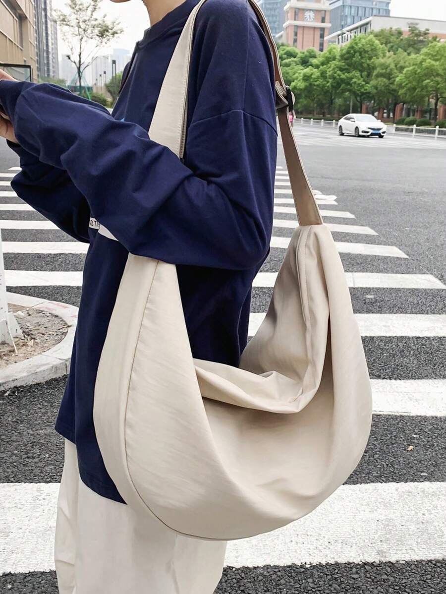 Large Capacity Men's Oblique Shoulder Bag, Minimalist Fashion Casual Everyday Use Men Bag Gifts For Men Christmas Winter Vacation Dad Gifts Boyfriend Gifts Side Bags For Men Crossbody Bag Hobo Bag Satchel Bag Messenger Bag For Men Travel Essentials Holiday Essentials Camping Sling Bag For Men Summer Back To School Bag Pack Cross Body Bag Spring School Supplies