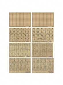 Autocollant Euro 8pcs
