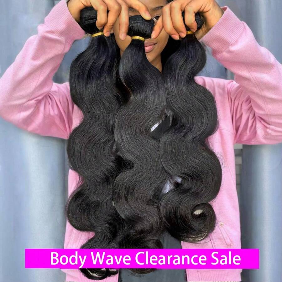 Body Wave Human Hair Bundles 8- 30 Inch 1/2/3PCS Bundles Raw Hair 100% Human Hair Brazilian Hair Bundles Weaving Extensions