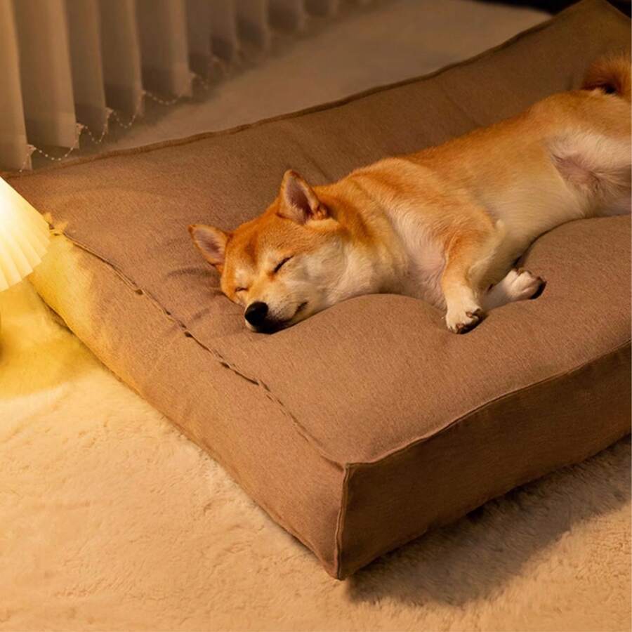 1pc Comfortable Dog Bed Mat, Warm Dog Bed For Winter, Pet Sofa, Dog Sleeping Pad, Suitable For Dogs All Season, Cozy Dog Kennel