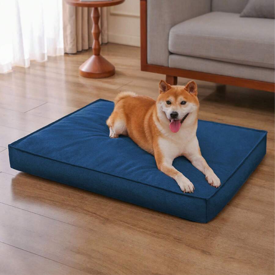 1pc Comfy Dog Bed, Warm Dog Cushion For Winter, Pet Sofa, Dog Mat, Puppy Nest, Suitable For Dogs All Seasons, Cozy Dog House