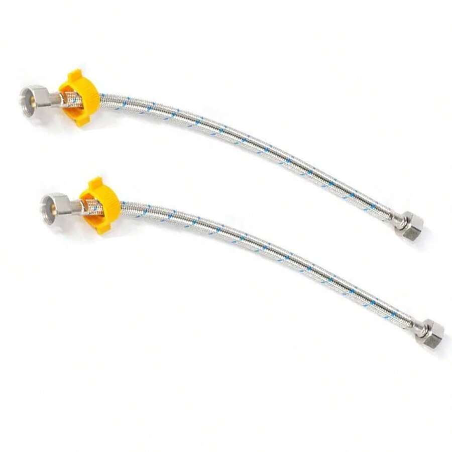 Coupler Pigtail Flexible Hose Female Connection Mixer Hot Cold Water Sink Tap Bathroom Lavatory