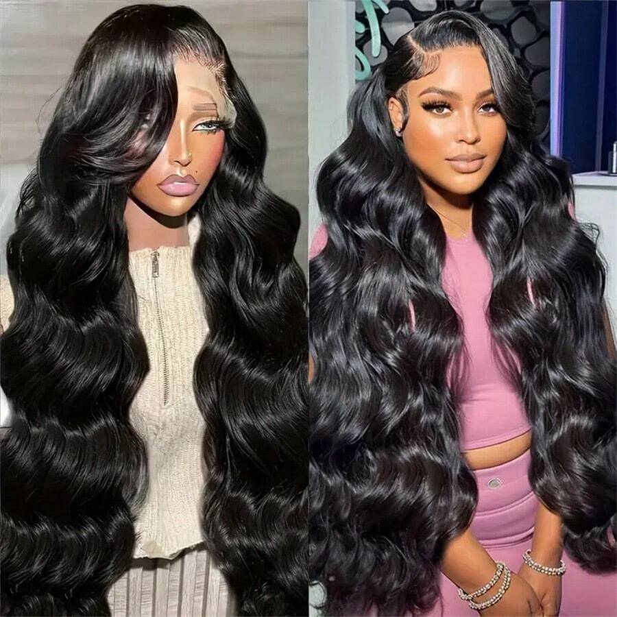 Elegant Body Wave 13x6 Lace Front Wig For Women - Pre-Plucked With Natural Hairline, 200% Density Human Hair, Versatile For All Skin Tones