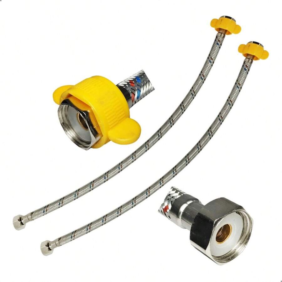 Coupler Pigtail Flexible Hose Female Connection Mixer Hot Cold Water Sink Tap Bathroom Lavatory