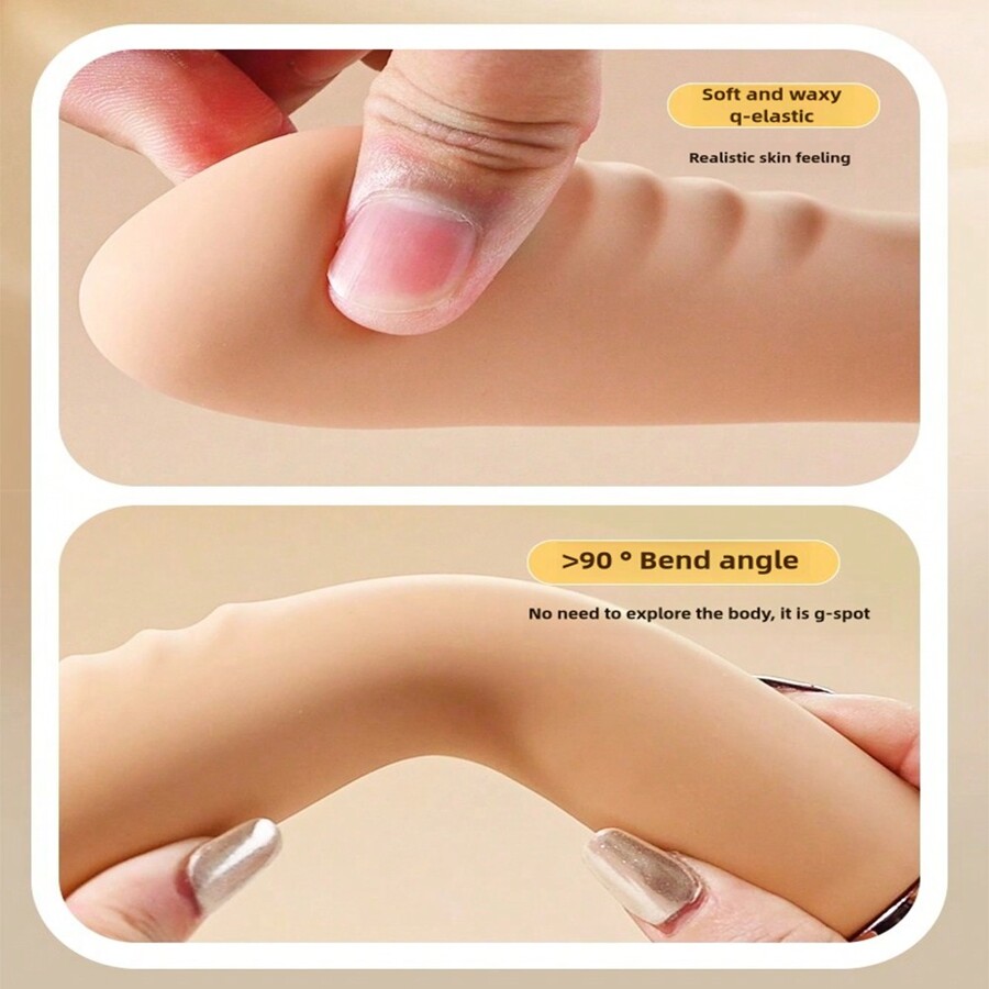 Realistic Dildo Vibrator Powerful Vibrating Clitoris G Spot Stimulator Safe Soft Keel Female