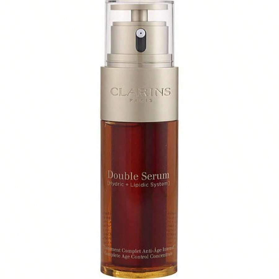 Clarins Cardamom, Thyme, Amalfi Lemon, Caraway, Patchouli Women Double Serum (Hydric + Lipidic System) Complete Age Control Concentrate --50Ml/1.6Oz 1987 1.6 Oz