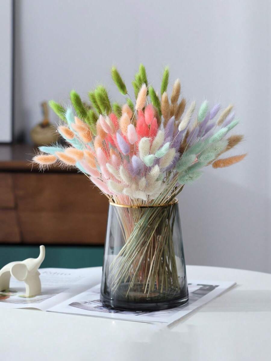 Rabbit Tail Grass Dried Flowers Rabbit Tail Grass Real Flowers Perpetual Flowers Dog Tail Grass Dried Flower Bouquets Wholesale Shooting Props, Ins Bouquets Flowers Home Living Room Decorative Arrangements Dried Arrangements Rabbit Tail Grass Dog Tail Grass Dried Flowers.