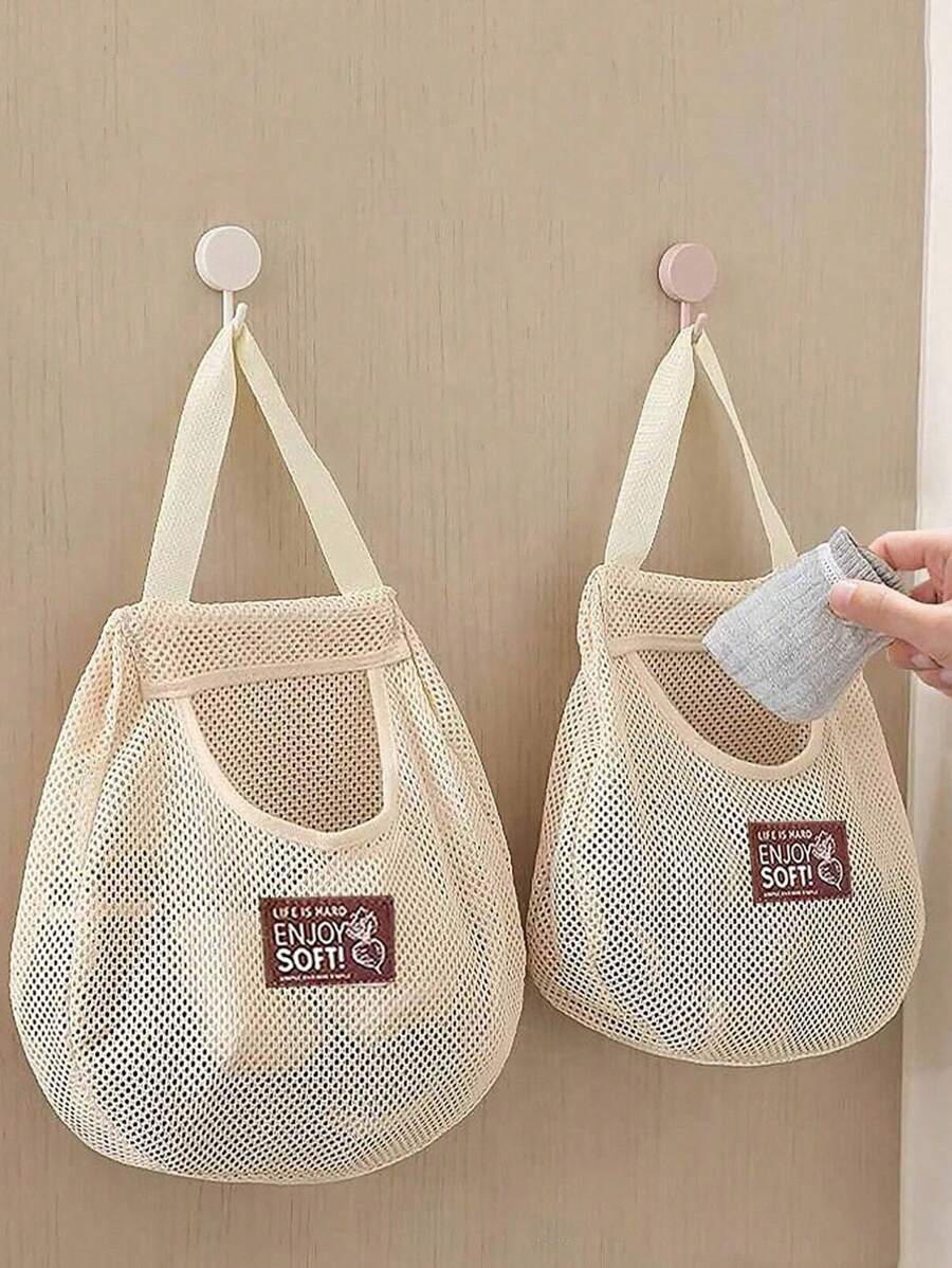 1pc Hanging Net Storage Bag, Lightweight Fabric Wall-Mounted Underwear Socks Storage Box, Space Saving For Door/Wardrobe, Back To School Organization, Laundry, Bathroom, Kitchenbedroom,Organizer,Organiser,Home Storage,White T Shirt Women,Black Pants Women,Ladies Winter Clothes,Dress,Winter Clothes For Ladies,Elegant Woman Dresses,White Shirt For Ladies,Long Sleeve,White Jumpsuit For Women,Spring Dresses For Women,Spring Outfits For Women,Spring,Spring Clothes,Minimalist,Summer Tops