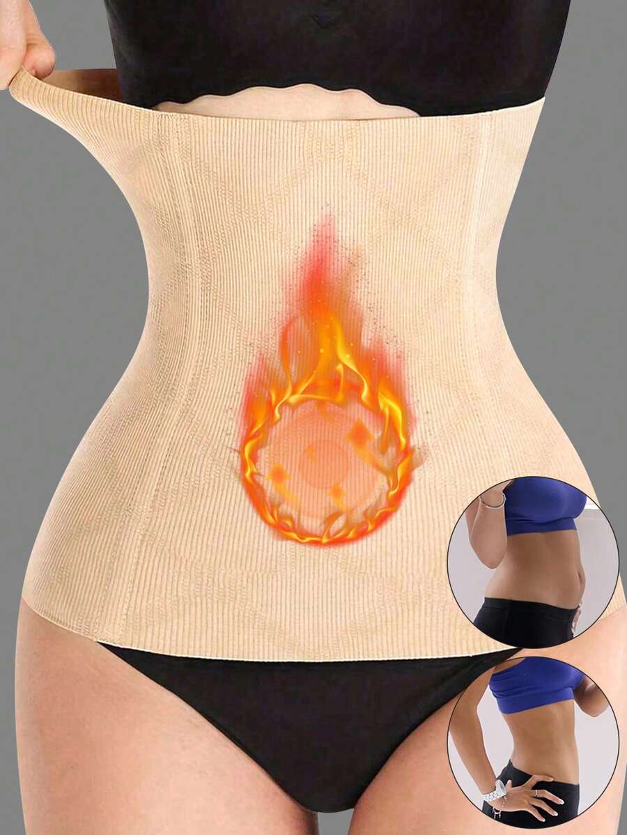 1pc Waist Trainer Cincher Belt, Body Shaper Waist Trimmer For Sports & Yoga, Figure Slimming