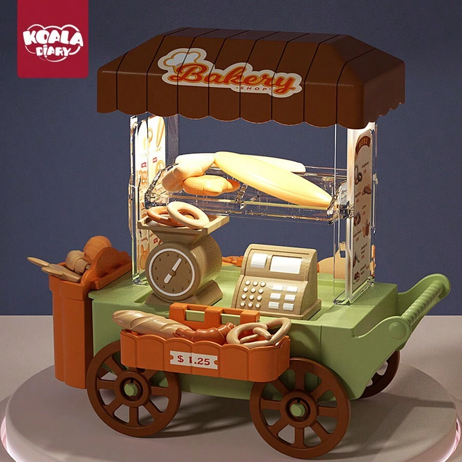 Set di giocattoli per bambini, furgoncino in miniatura, set di giochi da cucina finti, adatti per bambini dai 3 ai 12 anni