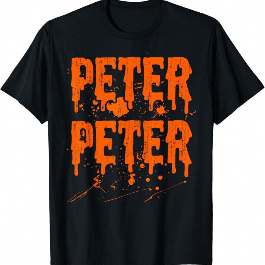 Peter Peter Pumpkin Eater Costume Matching Halloween T-Shirt