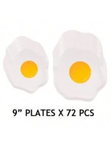 72PC 9" Plates