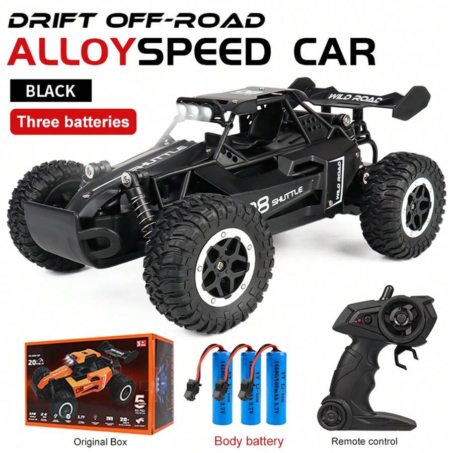 AXNEN Auto Telecomandata Fuoristrada in Scala 1:16 ad Alta Velocità, Auto da Drift con Tecnologia 2.4G, Velocità di 20 km/h, Adattabile a Diversi Terreni, Design Anti-Collisione e Grandi Pneumatici in Gomma.