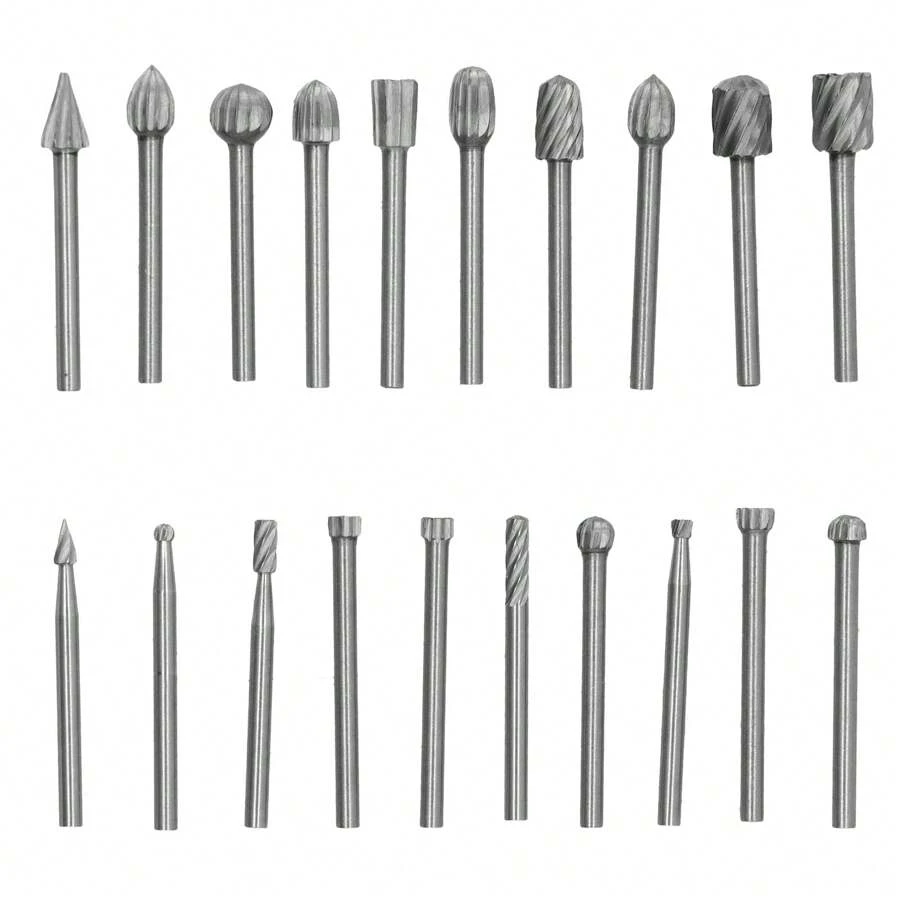 Fresas/limas Rotativas 20 piezas, Desbaste De Metal 1/8 Carburo