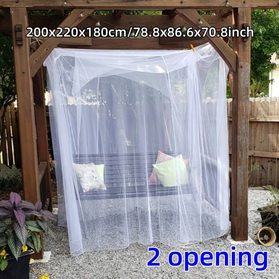 1PC Camping Moskitiera Wewnętrzny Namiot Na Owady Namiot Podróżny Odstraszacz Owadów 2 Otwierane Słupki Zasłona Baldachim Łóżko Wiszące Łóżko
