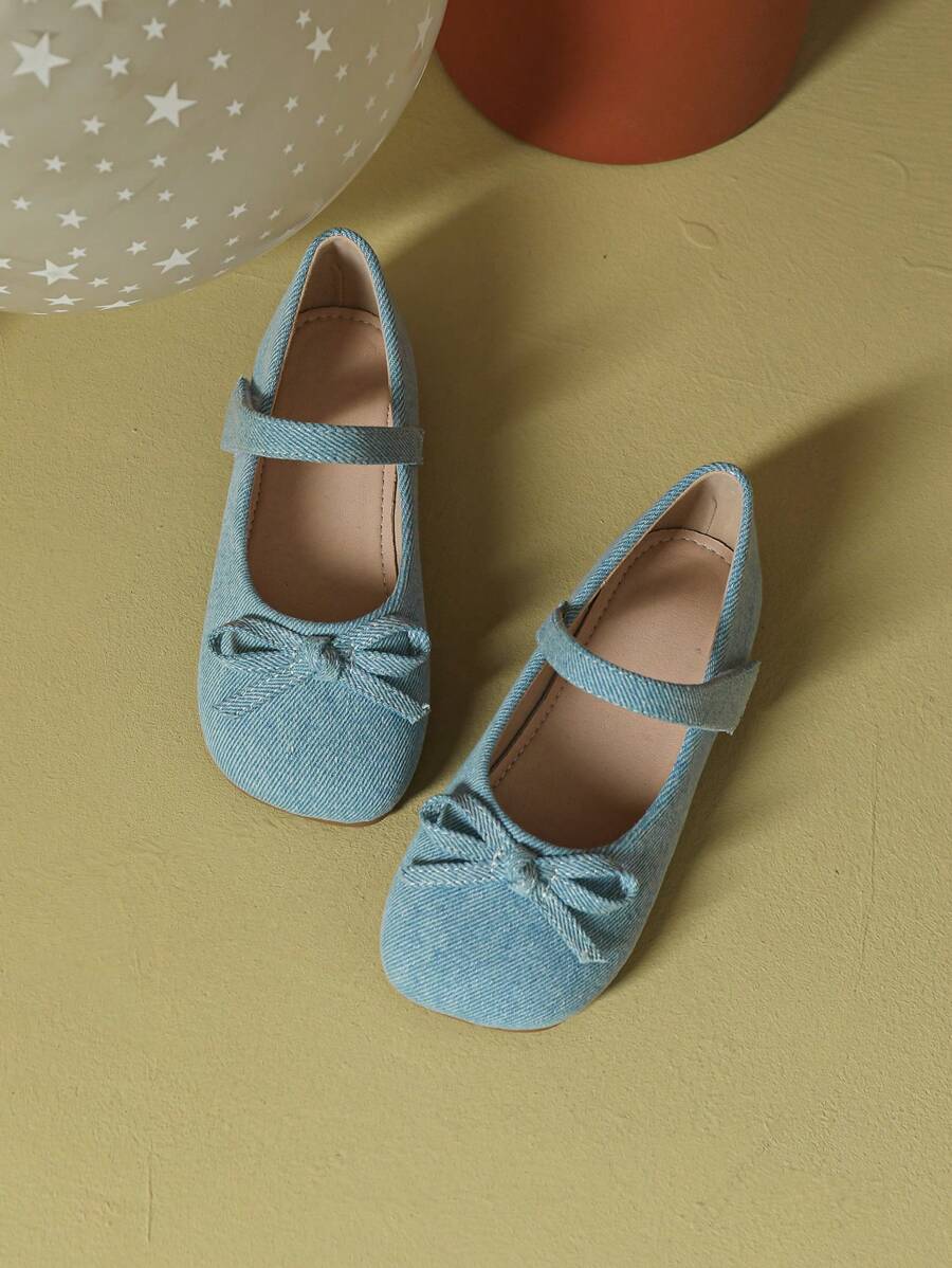 Kids Flat Shoes Bowknot Princess Shoes For Spring & Summer