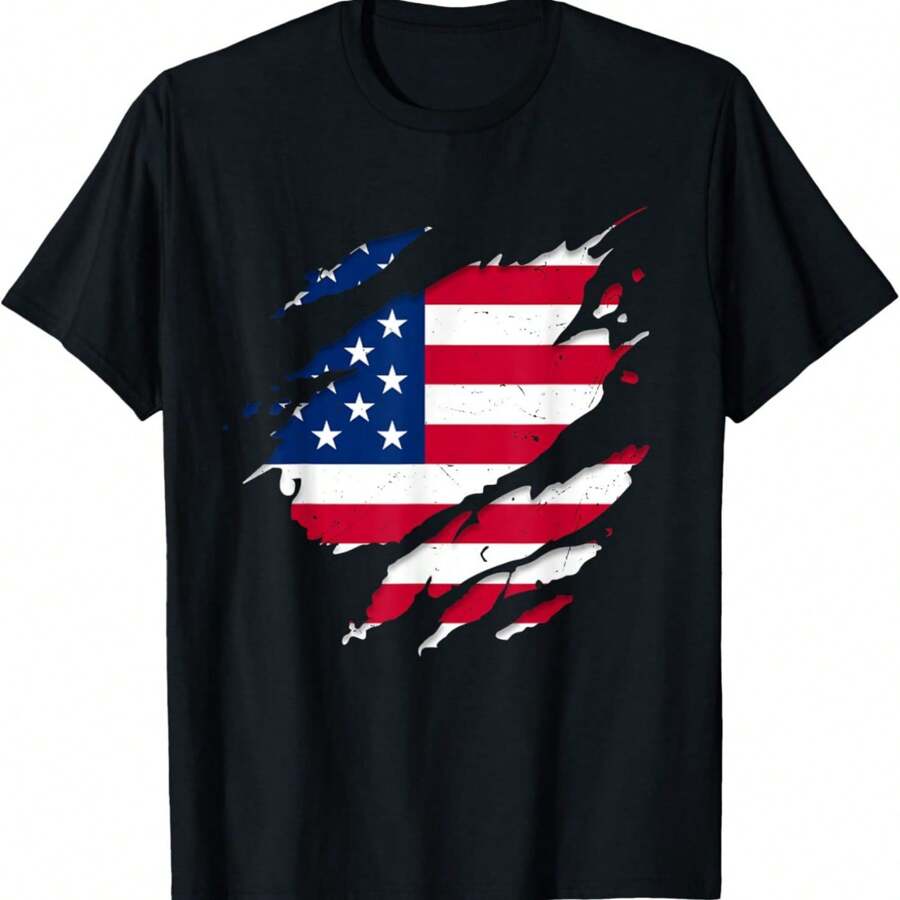 American Flag Gun Enthusiast, Faster Than Calling 911 Design, Patriotic Clothing Gun Enthusiast T-Shirt
