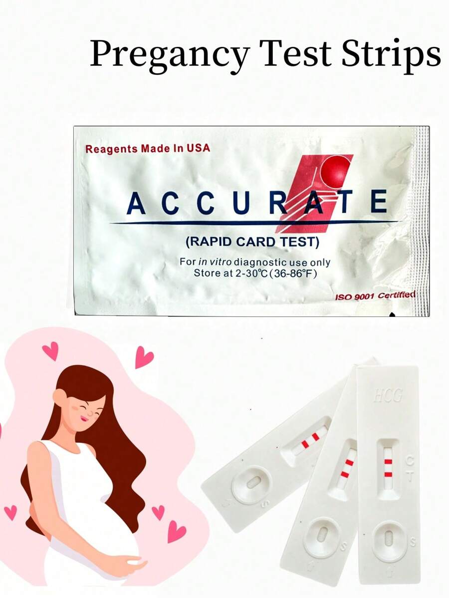 5/10 pièces bandelettes de test de grossesse jetables, stylo de test de grossesse haute précision pour la préparation à la grossesse