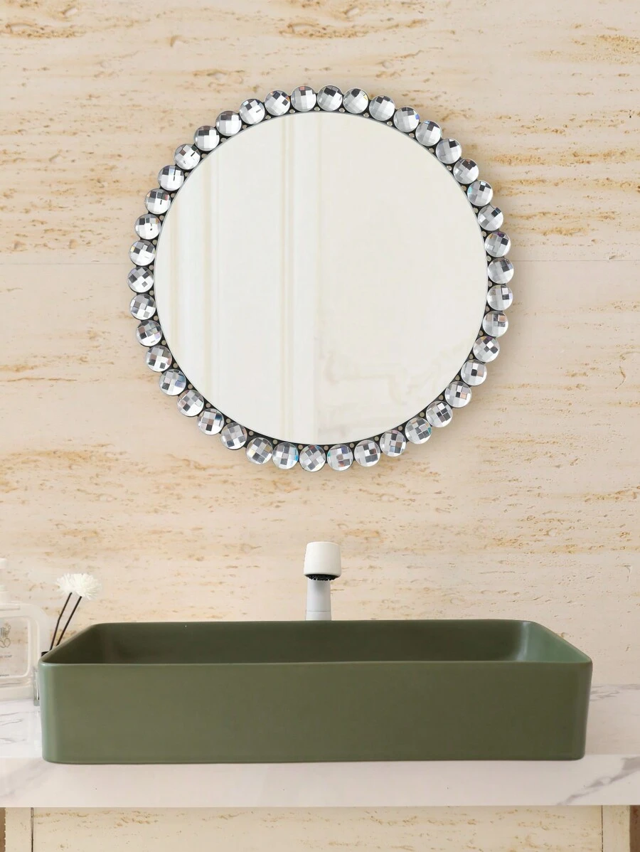 No-Drill Wall Mounted Vanity Makeup Mirror For Dorm, Bathroom, Vanity, Washroom, Hygiene Mirror Birthday